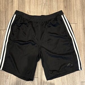 Adidas Black and White Athletic Shorts